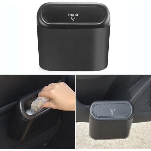 Car Trash Can Interior Storage Box Door Seat Back Garbage Dust Bin for Cadillac XTS SRX ATS CTS/Renault Koleos Fluenec Latitude