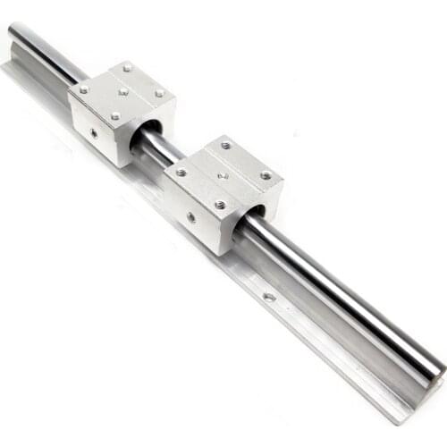 SBR linear rail HIGH SBR12 length 300 350 400 450 500 600 700mm 1set: 1 PCS linear guide SBR12 + 2 PCS SBR12UU blocks for CNC