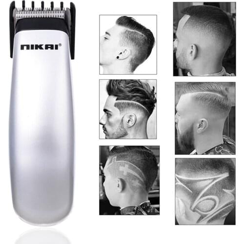 Battery Powered Hair Clipper Professional Electric Trimmer Cutter Barber Hair Beard Cutting Machine Men haircut Styling Tools