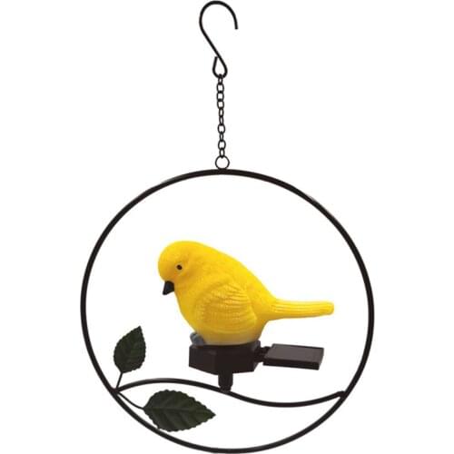 Courtyard Landscape Wind Chime Lamp Outdoor Light Bird Lights Decoration Solar Energy Led Waterproof IP65 Chandelier