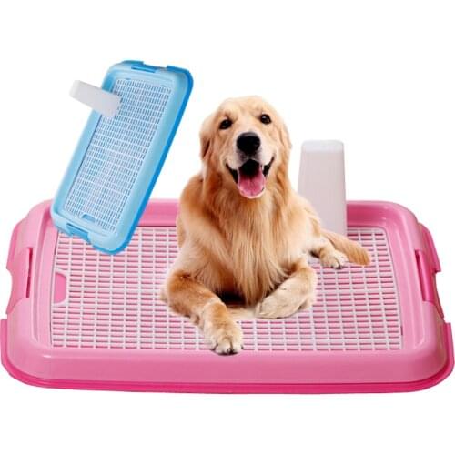 2021 New Pet Toliet Training With Pillar Portable Tablet Grid Dog Toliet Tray Urinary Trainer Pee Pad For Small Dogs Potty