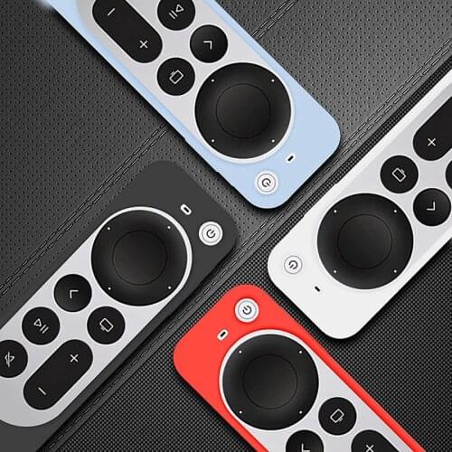 Newly Remote Control Cover Lightweight Anti Slip Silicone Protective Case Cover Compatible for Apple TV