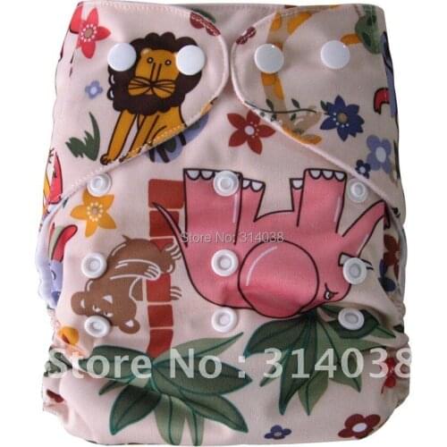 Risunnybaby Cotton Baby Diapers Washable And Reusable Adjustable Baby Diapers Suitable For Babies 0-4 Years Old