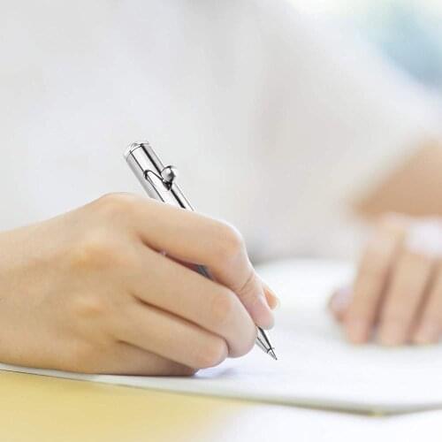 SMOOTHERPRO Titanium Bolt Action Pen with Mini Keychain for Outdoor Work EDC Pocket Business (KT113)