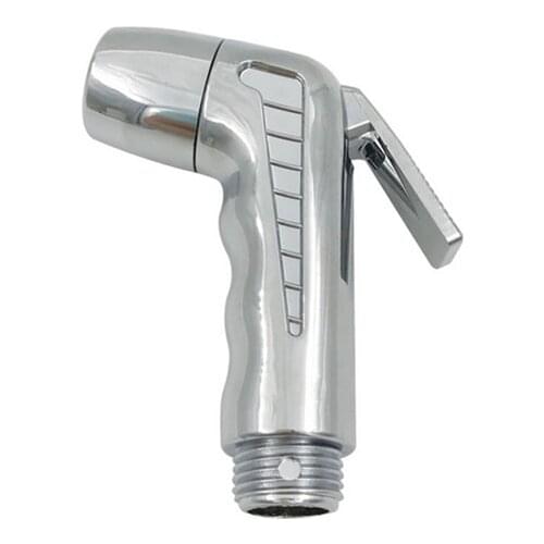 Hand-held Toilet Plating Spray Nozzle Sprinkler Shower Head ABS Bidet Shattaf Douche Spray Chrome Hygienic Muslim Toilet Bidet