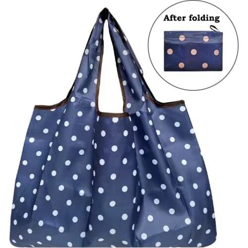 Portable Reusable Shopping Bag-Grocery Bag-Storage Bag 50 Pounds Oversized Handbag Machine Washable Handbag