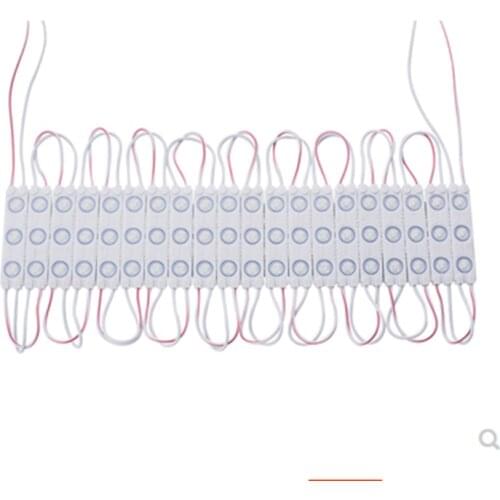 Super Bright 1.5W 2835 LED Module Injection lens 3leds/piece 12V 160 Degree Waterproof Warm white/Cool White