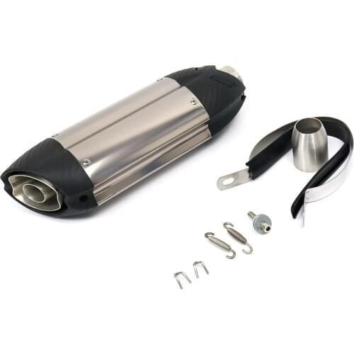 Scooters Exhaust Muffler Pipe Short Muffler Pipe For 9ZX10RZX6R1 Z800Z900 MT07MT0