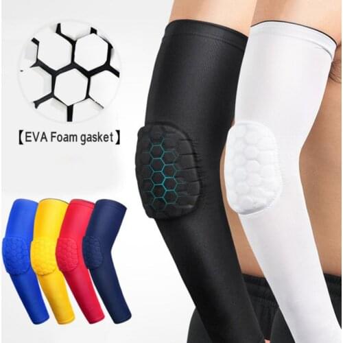 Sports Safety Arm Protection Sleeves Soft Cooling Outdoor Sports Riding Sunscreen Guard Cover Elbow & Knee Pads