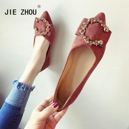 2020 Spring Newest Fashion Women Flats Slip on Casual shoes Woman Candy Color Boat Shoes Ladies Shallow Ballet Flats Footwear