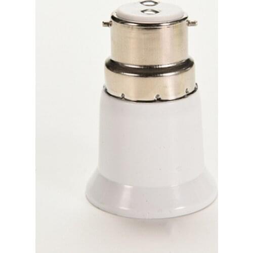 1PC B22 to E27 Base LED Light Lamp Bulb Fireproof Holder Adapter Converter Change Socket Wholesale High Quality