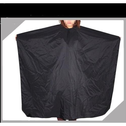 10pcs/lot Big Size 140*100cm Salon Adult Waterproof Hair Cutting Hairdressing Cloth Barbers Hairdresser Cape Gown Wrap Black