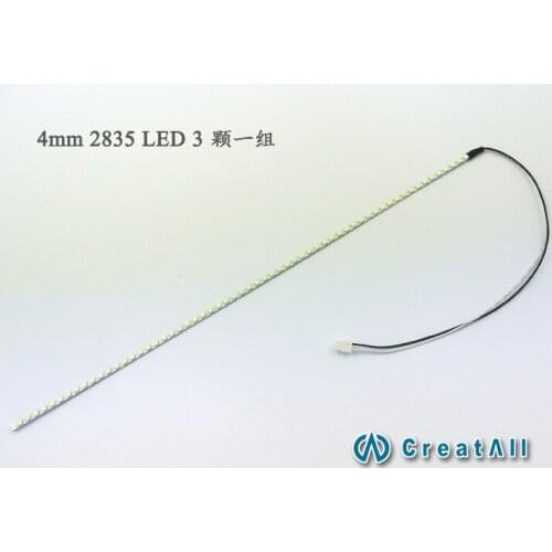 19 wide single LED LCD screen lights 425mm 4mm wide 2835 backlight with brightness adjustable