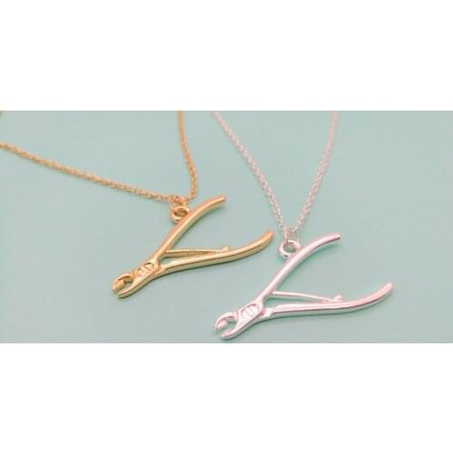 30PCS Pliers Necklace Mechanic Tool Wrench Necklaces Repair Instrument Motorcycle Motor Biker Spanner Pendant Necklaces