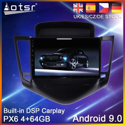 Android 10 PX6 Car DVD Player GPS Navigation For Chevrolet Cruze J300 2009-2014 Car Auto Radio Stereo Multimedia Player HeadUnit