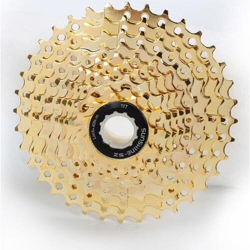Mountain bike flywheel 10-speed 11-36T cassette golden bicycle flywheel 20 30-speed Ultralight mtb Freewheel parts