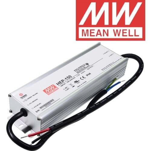 Mean Well HEP-150 Series for Harsh Environment IP65 meanwell 12V/24V/48V/54V 150W Single Output Power Supply with PFC function