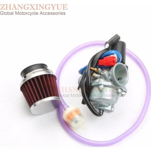 19mm Carburetor & High Quality Air Filter for CPI ARAGON GP Alien BINGO/TENNESSE FORMULA R ab FREAKY GTR50 LC HUSSAR OLIVER 50cc