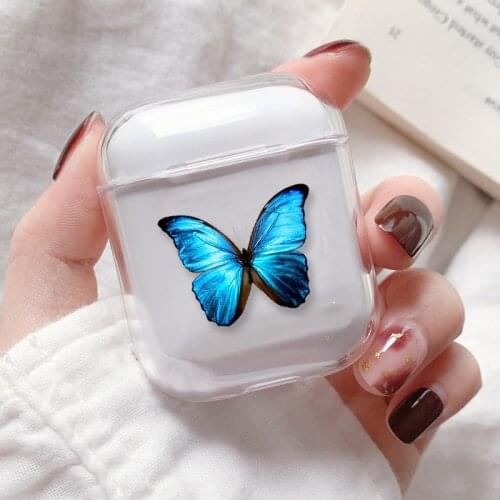 1PC Beautiful Butterfly Case for Airpods Pro 2 Cover Cute Cartoon Hard Earphone Cover for Air Pods 2 Pro Charging Box Case
