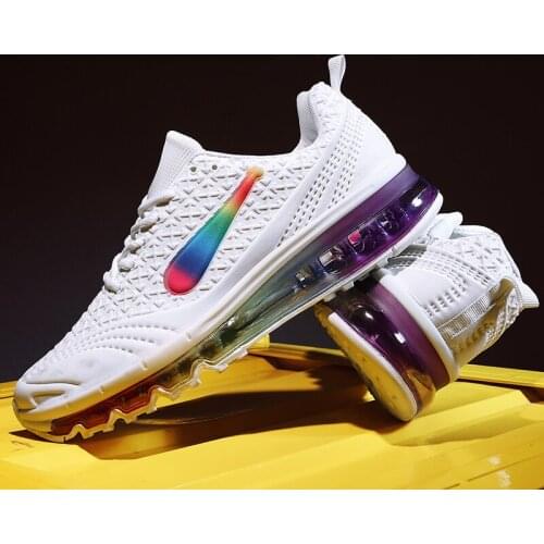 Mens Casual Shoes fashion shoes for men Outdoor white men sneakers Lace canvas shoes men Breathable light Air cushion shoes