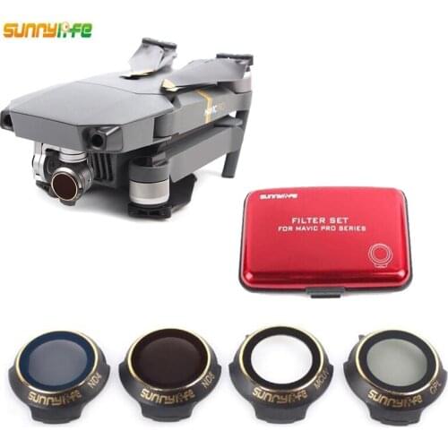 Snap On ND Filters Set 4Pcs ND4/8/UV/CPL Camera Lens Filter Bundle set Kit For DJI for DJI MAVIC Pro/platinum Camera Drone