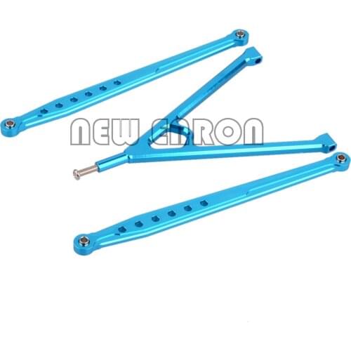 NEW ENRON 3Pc Aluminum Front/Rear Lower Suspension Link Rod Linkage For RC CAR Crawler 1/10 AXIAL SCX10 Wrangler AX80043 Upgrade