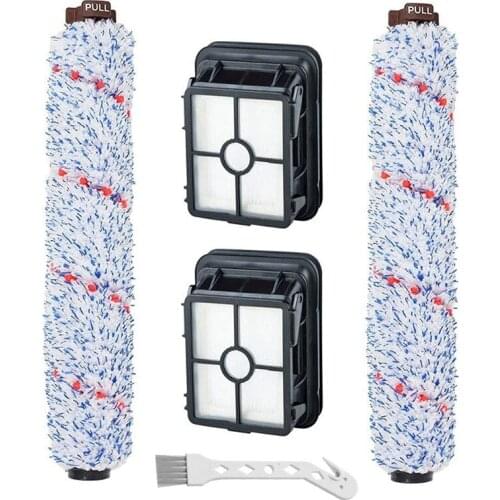 Replacement Gentle Clean Multi Surface 1868 Brush Roll and Vacuum Filter 1866 for Bissell