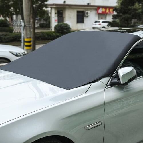Practical Car Windscreen Cover Anti Ice Snow Frost Shield Dust Protection Heat Sun Shade Ideally for Front Car Windshield Hot