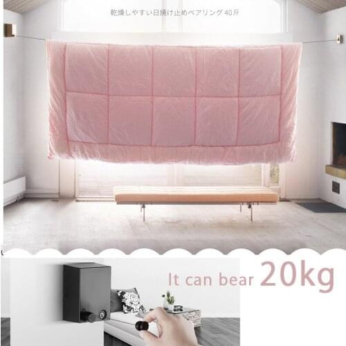 4.2M Hole-Free Retractable Clothesline Indoor Wall Hanging Steel Wire Stall Supply Hidden Clothes Hanger Balcony Clothesline