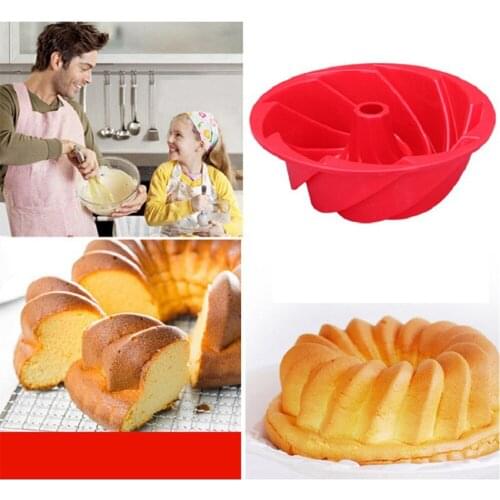 Pastry Cake Roses Shape Silicone HOT Cake Mould Sale Baking Mold Baking Cake Cookies Form Chocolate Soap Sugar For Kitchen