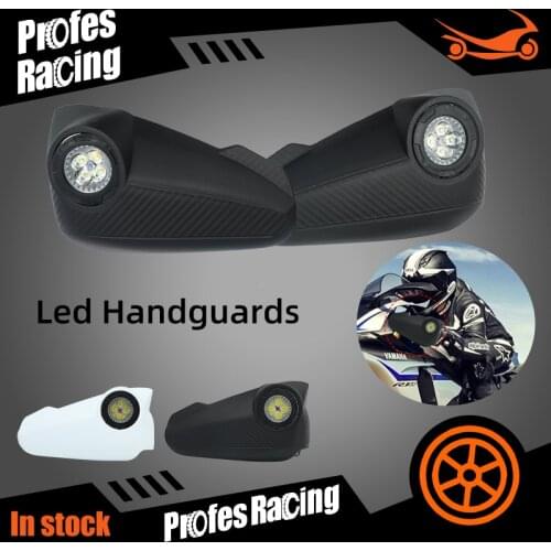 Motorcycle protection Hand Guard Led Handguards with light Fit Supermoto For ADV DUKE LC4 200 640 690 990 SMR motorcross