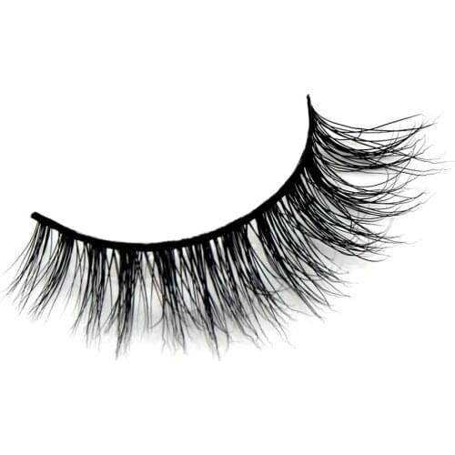 10 Piece Upscale 3D Mink Fur Eyelashes H Series Makeup Thick False Lashes Black Nature Soft Private Label