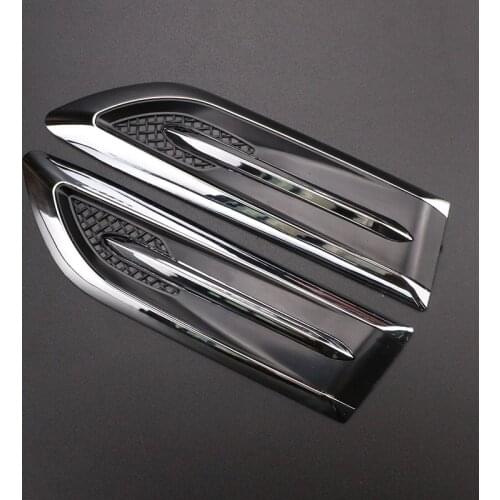 3D Auto Car Vehicle 3D Fake Side Air Vents Outlet Decorative Car Stickers Decals Symbol Car Stlyling Decoration Stickers