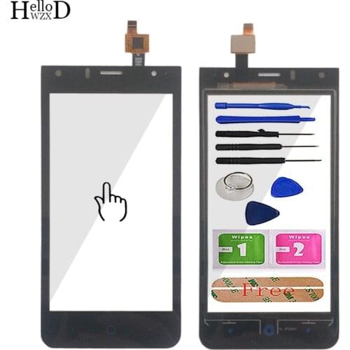 4.5'' Touch Screen For ZTE Blade A210 ZTE A210 Mobile Touch Screen Digitizer Front Glass Sensor Panel Tools Tape