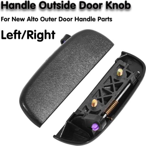 Car Front Rear Outer Exterior Door Open Handle Outside Door Knob Left Right Black For Suzuki New Alto Outer Door Handle Parts
