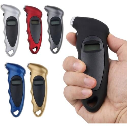 Sikeo Tire pressure gauge 0-150 PSI Backlight High-precision digital tire pressure monitoring car tire pressure gauge
