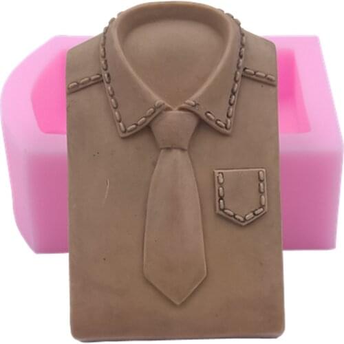 T-shirt Design Soap Molds Mousse Cake Jelly Mold Scented Wax Mold 3D Silicone Molds for Soap Making