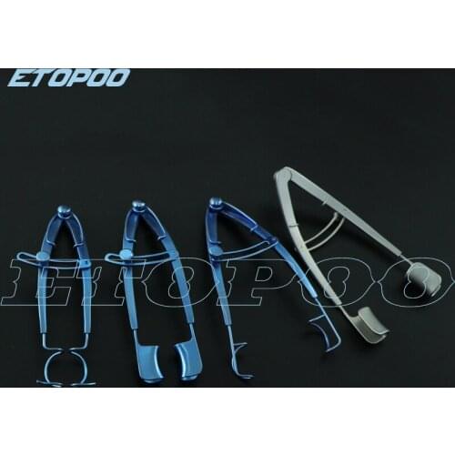 Microscopic Ophthalmic Instrumen Adjustable Eyelid Stretcher Propped Eyelid Open Stretcher Seal Fixable