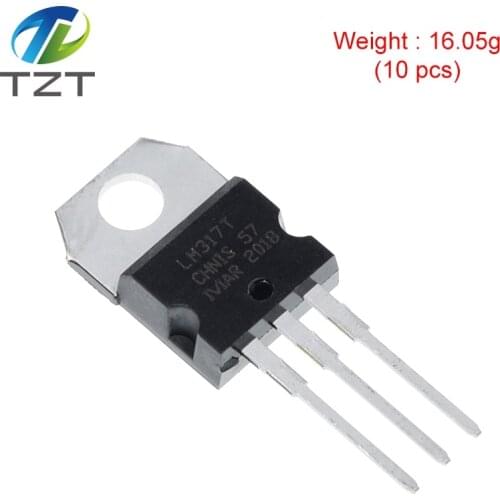 100PCS LM317 LM317T Voltage Regulator 1.2V to 37V 1.5A new and original