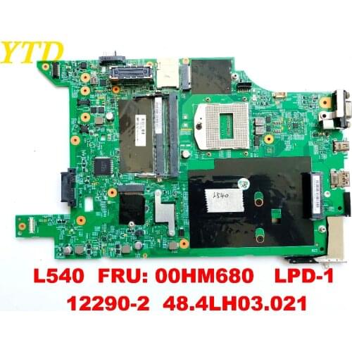 Original for lenovo L540 laptop motherboard L540 FRU 00HM680 LPD-1 12290-2 48.4LH03.021 tested good free shipping
