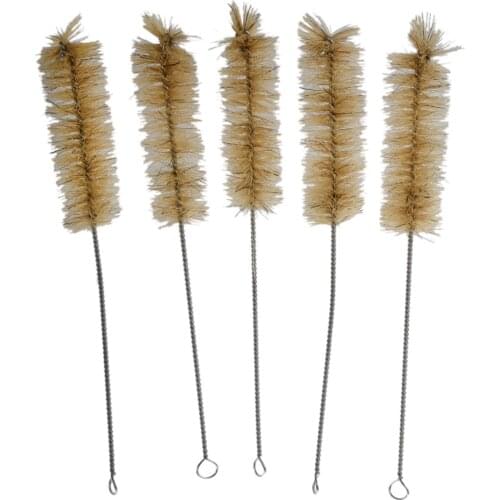 5Pcs 19cm Long Chemistry Test Tube Bottle Measurements Cleaning Tool Brush