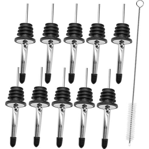 Wine Pour Liquor Dust Caps Covers, Wine Bottle Stopper, Liquor Pour Spout Bottle Tapered Spout for Oil Wine Vinegar