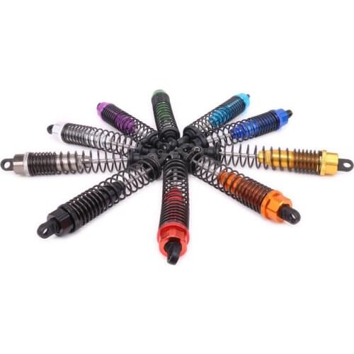 2PCS Alloy Adjustable Rear Shock Absorber Oil Filled Type For Rc Model Car 1/10 Himoto Big Foot Monster Truck E10Mtl E10MtE10Bp