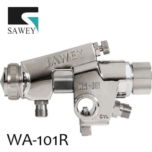 SAWEY WA-101R 0.5/0.8/1.0/1.3/1.8mm Automatic Paint Spray Gun ,ROUND PATTERN dot painting,FREE SHIPPING