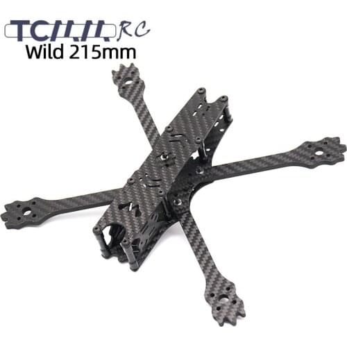 TCMMRC 5 inch FPV Drone Frame Wild 215 215mm fpv frame 5mm Arm Carbon Fiber for FPV Racing Drone Frame Kit