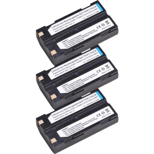 Tectra 3PCS 2600mAh 54344 Battery for Trimble 54344 29518 46607 52030 38403 R8 5700 5800 R6 R7 R8 R8 GNSS MT1000 GPS Receiver