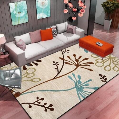 Three-dimensional flower abstract art carpet flower blooming rich and honorable living room bedroom non-slip mat fashion kitchen