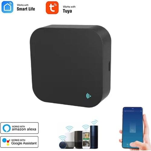 Tuya Smart WiFi IR Remote Controller Temperature And Humidity Monitoring Sensor Work With Alexa Google Home Smart Life APP