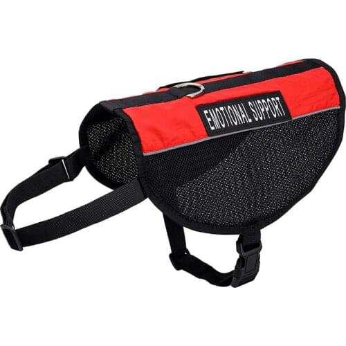 DOG FAVORS service dog Breathable dog harness vest removable label pet harness mesh vest magic pach Vest for Dogs