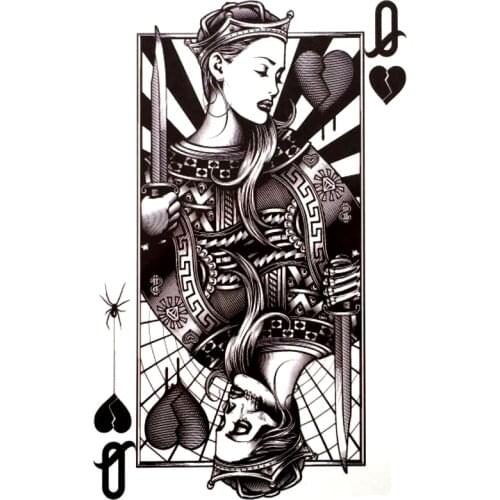 Tarot Waterproof Temporary Tattoos Men Pokemon Tatuajes Temporales Harajuku Tattoo body art flash tattoo sleeves tatoo sticker